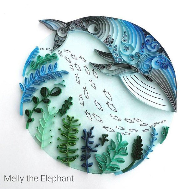 Шикарные картины в технике квиллинг