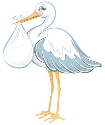 Трафареты. Аисты.