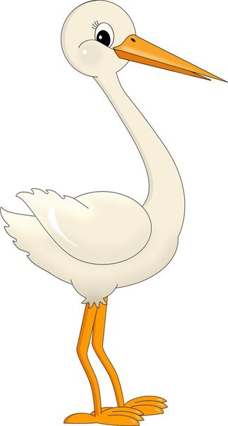 Трафареты. Аисты.