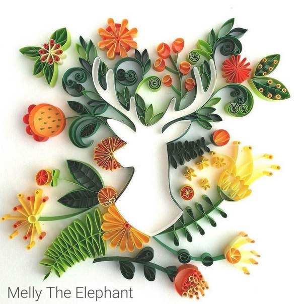 Шикарные картины в технике квиллинг