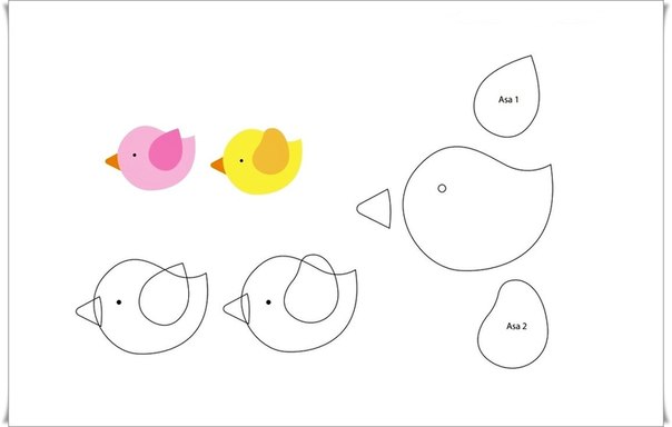 животные из фетра. выкройки животные из фетра. выкройки