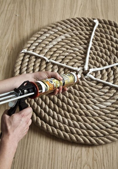 Коврик из каната