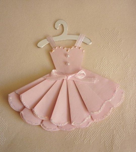 Открытки с платьями. идеи.