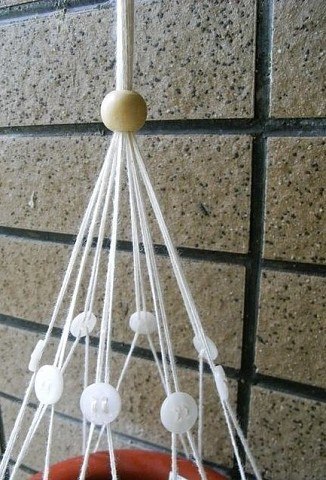 Простое кашпо своими руками