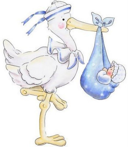 Трафареты. Аисты.