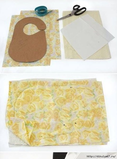 Шьем слюнявчик