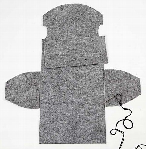 Как сшить модную сумочку из сукна.