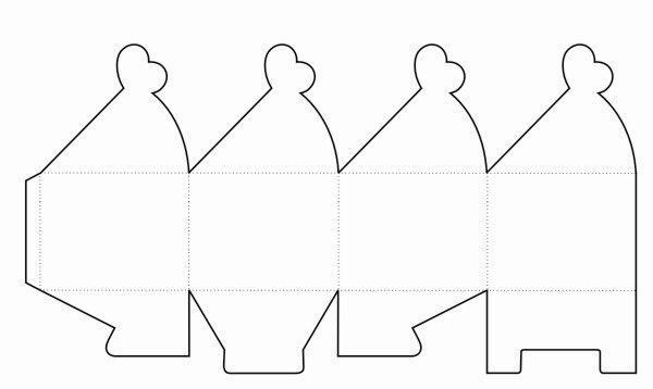 Подарочные коробочки. шаблоны.