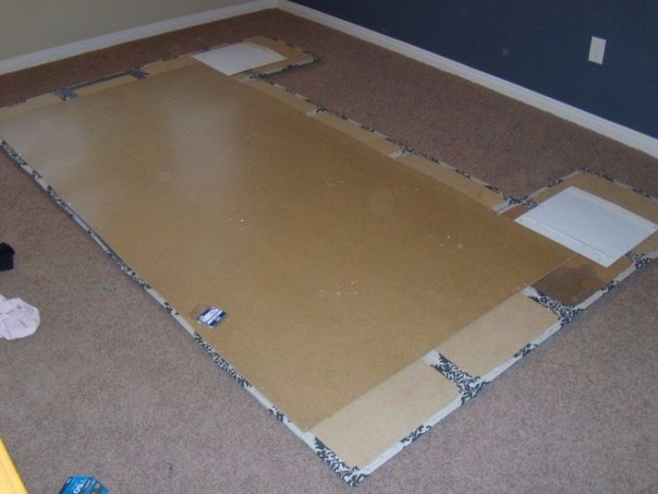 Мягкое изголовье для кровати.