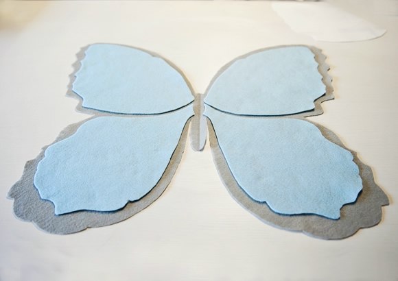 Декоративные подушки "бабочка"