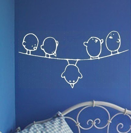 Трафареты. птицы.