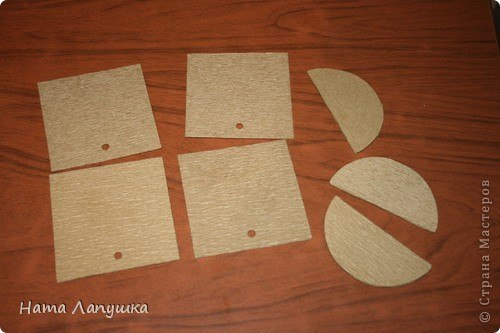 Сундучок из деревянной салфетки