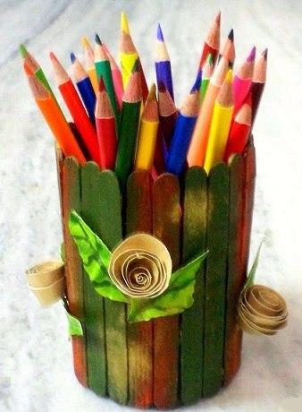 Поделки из палочек от мороженого