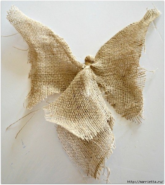 Ангел из мешковины