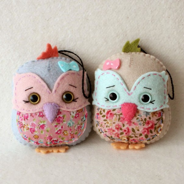 Мастер класс - брелок с лавандой - маленькая сова by gingermelon