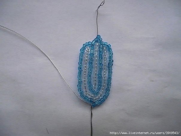 Цветок из бисера. автор мк: оксана домаш Цветок из бисера. автор мк: оксана домаш