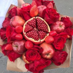 Идеи съедобных букетов