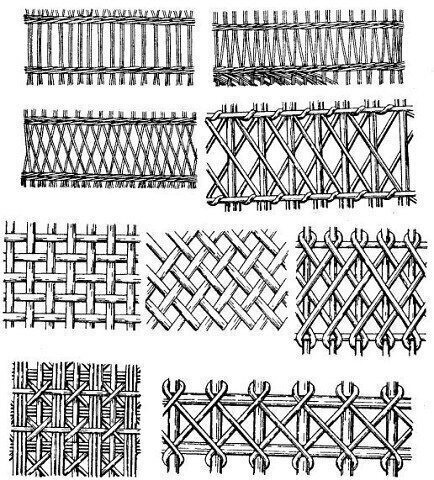Плетеный забор из лозы своими руками