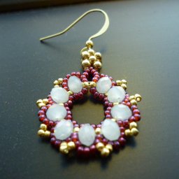 ​Серьги из бисера и бусин