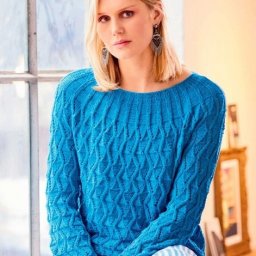 Шелковый джемпер с круглой кокеткой