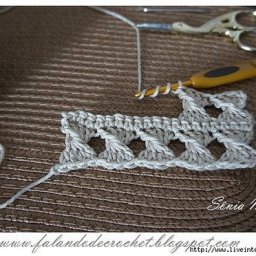 Невероятно красивый узор рельефный и витой