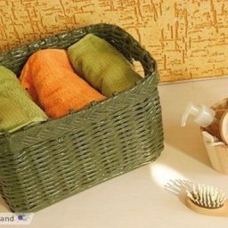 Плeтем корзину из газетных трубочек