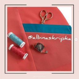 Прорезной кармашек с листочкой