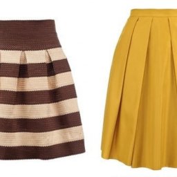 ​Выкройка юбки "полусолнце" в складку