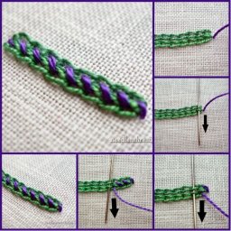 Декоративные стежки для красивой вышивки