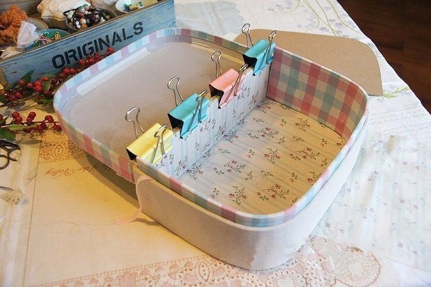 Чемоданчик из картона: мастер-класс