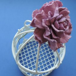 Розочка из кожи