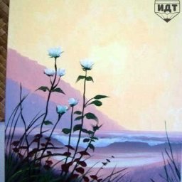 ​Цветы на фоне гор