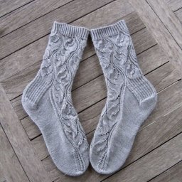 ​Роскошный узор для носков