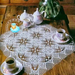 ​Квадратная салфетка крючком