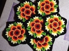 Покрывало нереальной красоты с цветами