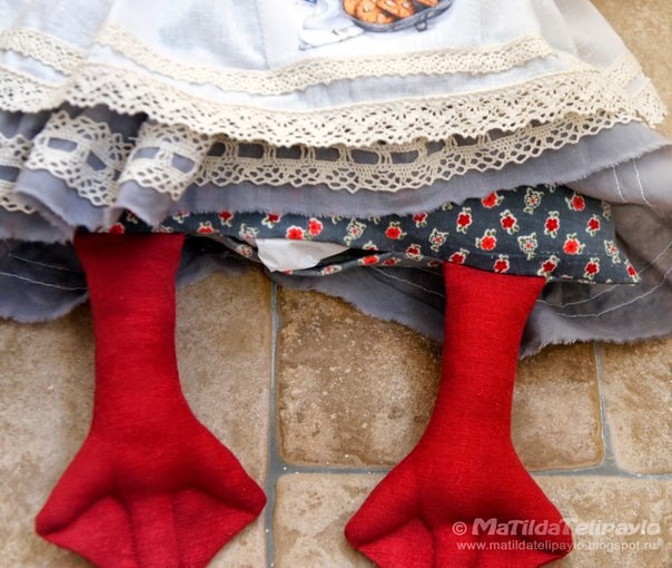 Выкройка пакетницы-гусыни