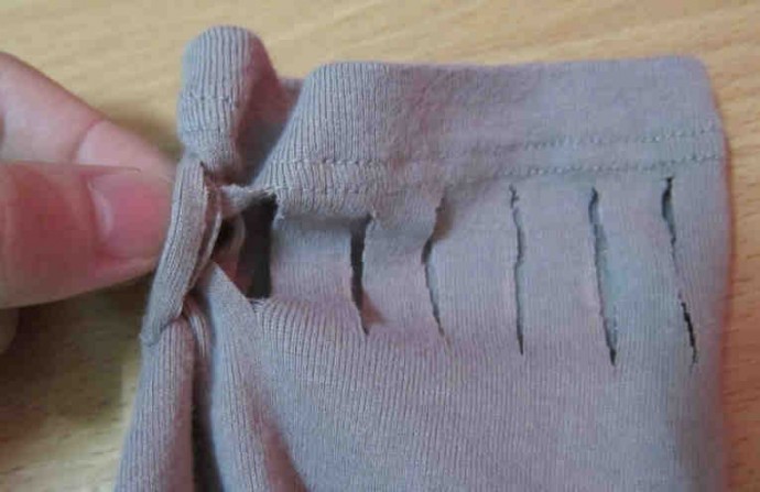 Изумительная декорация растянувшихся рукавов