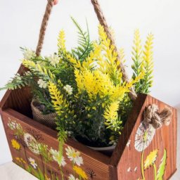 ​Ящик для цветов "Одуванчики и ромашки"