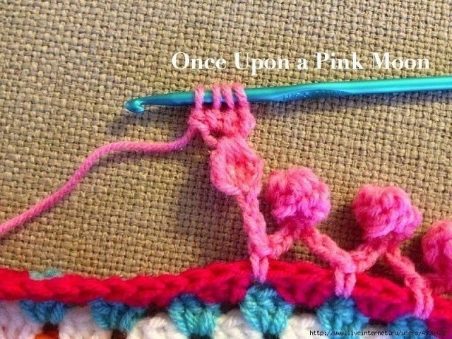 Интересная обвязка края крючком: мастер-класс