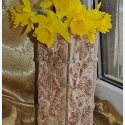 Ваза из гипса