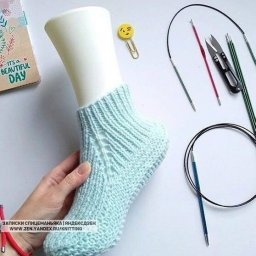 Красивые носки резинкой