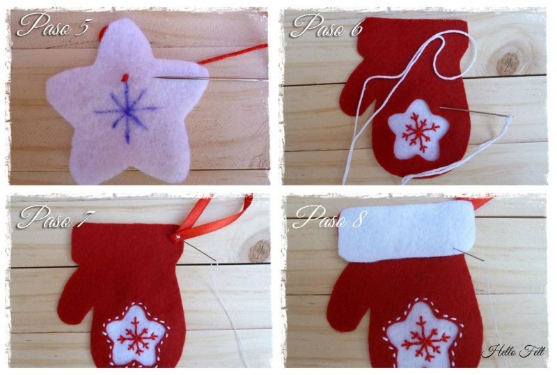 Новогодние рукавички к Рождеству