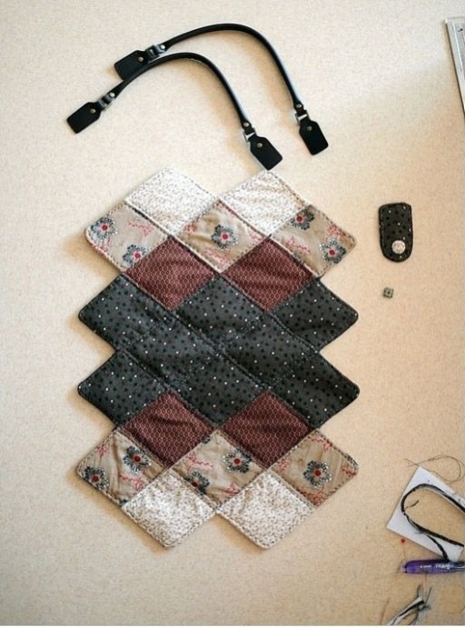 Оригинальные сумочки в лоскутной технике своими руками