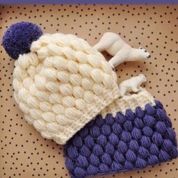 Пышная шапочка крючком