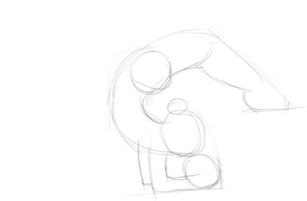 Рисуем гимнастку