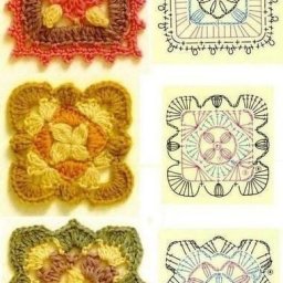 Самые разные мотивы для вязания