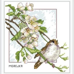 ​Вышиваем весенних птичек