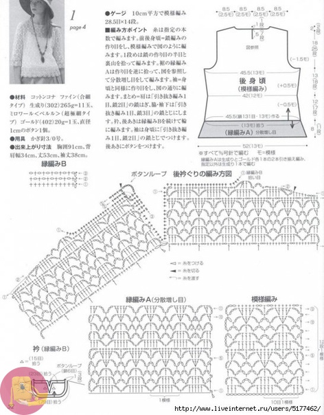 Ажурная кофточка крючком