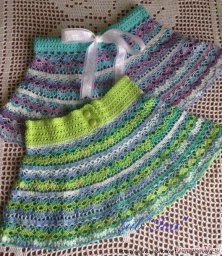 Ажурные юбочки для пляжа