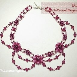 Колье из бисера и бусин: мастер-класс